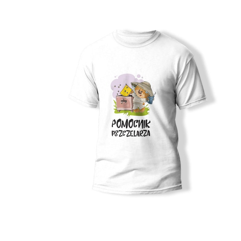 Koszulka dziecięca „Pomocnik pszczelarza” Koszulka dziecięca „Pomocnik pszczelarza”