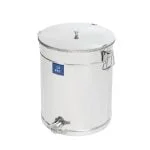 Nierdzewny pojemnik na miód z zaworem