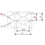 Siatka ciągniona do dennic 1mb – aluminiowa