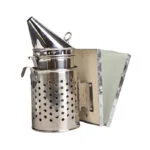 Podkurzacz nierdzewny, skóra, z chłodnicą i hakiem