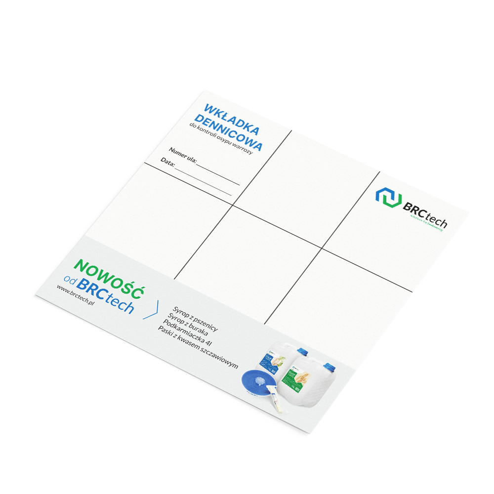 Wkładka dennicowa do kontroli osypu warrozy 30×28 Wkładka dennicowa do kontroli osypu warrozy 30×28