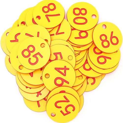 Numerki na ule kółka 3,5cm (komplet od 1 do 100)