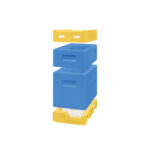 Ul odkładowy Wielkopolski 6 ramk. (dennica, korpus, korpus 1/2, daszek), poliuretanowy