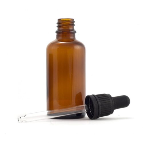 Buteleczka szklana brązowa z pipetą 30 / 50 / 100 ml